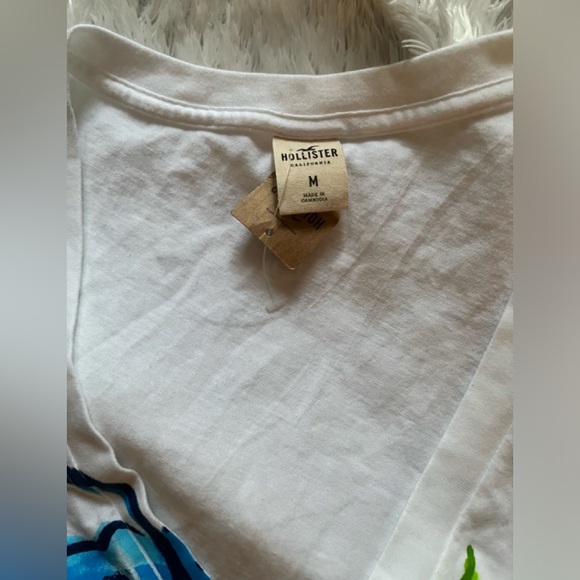 NWT Y2K Vintage Hollister V-neck top short sleeve - Picture 15 of 16